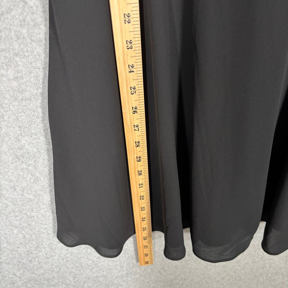 Express Dress 12‎ Wrap Flowy Flutter Stretch Career Church Witch Quiet Basic - Picture 5 of 11